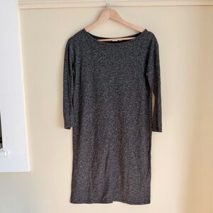 GAP Modal cotton blend midi shift dress mid length arms sz xs